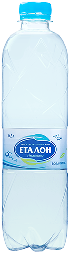 Питна вода  ЕТАЛОН 0.5 л.