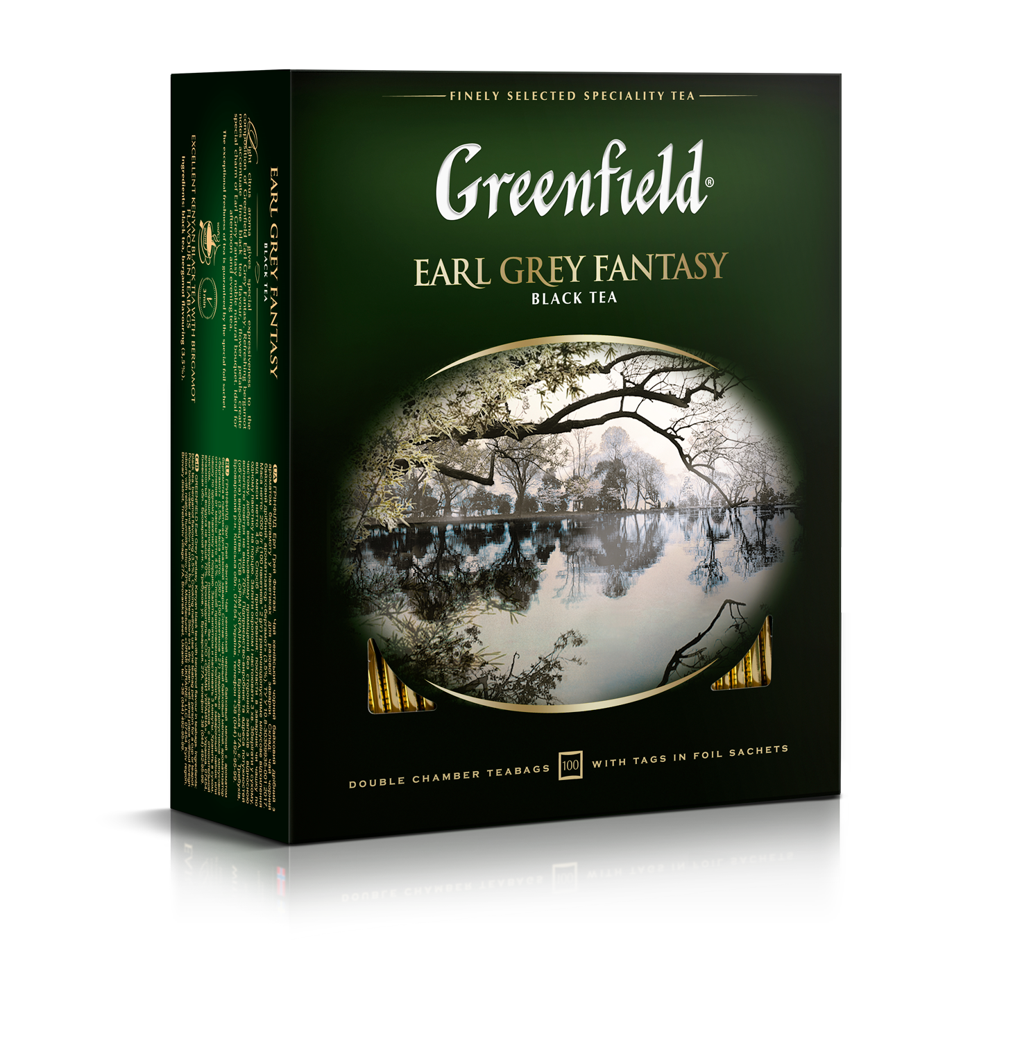 Чай чорний Grinfield Earl Gray Fantasy (100 пак.)