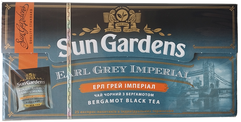 Чай Sun Gardens Earl Grey Imperial 25пак.