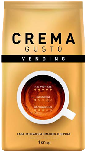 Кава Ambassador Vending Crema Gusto зерно (1кг)